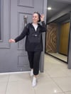 Paraşütlü Siyah Eşofman Takım