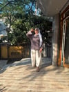 Püsküllü Kimono Füme