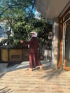 Püsküllü Kimono Kahberengi