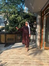 Püsküllü Kimono Kahberengi