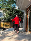 Püsküllü Kimono Kırmızı