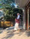 Püsküllü Kimono Mürdüm