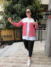 Rita Gömlek Detay Sweat Beyaz
