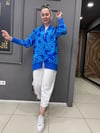 Saks Desenli Kap