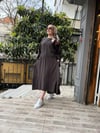 Şalvar Etekli Takım Kahve