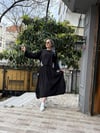 Şalvar Etekli Takım Siyah