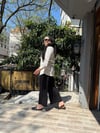 Saten Çizgili Gömlek