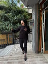 Siyah Tüllü Kazak