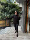 Siyah Tüllü Kazak