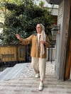 Tensel Trenç Bej Antrasit Yaka