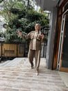 Trend Cep Detay Tensel Takım Haki