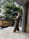 Trend Cep Detay Tensel Takım Kahve