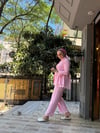 Tül Modal Yıldız Takım Pembe
