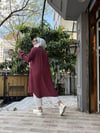 Uzun Gömlek Bordo