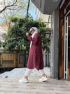 Uzun Gömlek Bordo
