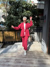 Wafıl Kumaş Kimonolu Takım Bordo
