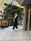 Wafıl Kumaş Kimonolu Takım Siyah