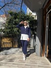 Yırtmaçlı 3'lü Takım Lacivert
