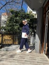 Yırtmaçlı 3'lü Takım Lacivert