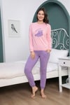 Termal Pijama Takımı Pembe Yumşak Kumaş
