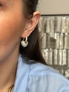 14K Renk Bombeli Kalp Küpe