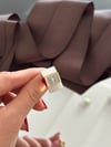 Beyaz Sedefli Baget Yüzük