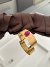 Eskitme Pembe Taşlı Kol Aksesuarı