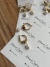 İncili Charm Küpe