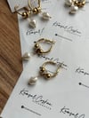 İncili Charm Küpe
