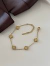 Minimal Yonca Bileklik Gold