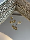 Sallantılı Topçuklu Mix Küpe