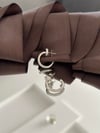 Silver Çivi Model Küpe