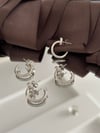 Silver Çivi Model Küpe