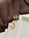 Taşlı Sarmal Earcuff Küpe