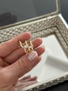Taşlı Sarmal Earcuff Küpe