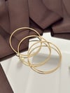 Üçlü Ajda Bilezik 14k (6 cm)