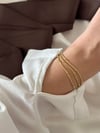 Üçlü Minimal Topçuklu Bileklik