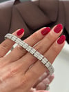 Zirkon Taşlı Bridal Baget Bileklik