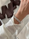 Zirkon Taşlı Bridal Baget Bileklik