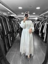 25YGSELB4850/Ghisa Gipür Elbise - Beyaz