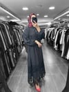 25YGSELB4850/Ghisa Gipür Elbise - Siyah