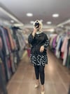 25YGSTNK4941/Ghisa Tunik - Sİyah