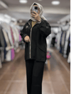 26KGSCKT3299/Ghisa Ceket - SİYAH