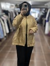 26KGSCKT3328/Ghisa Pul Payet Detaylı Bomber Ceket - Camel