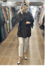 3610T4335 Ghisa Tunik - KAHVE