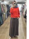 610T4424 Ghisa Tunik - Mercan