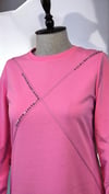 El İşi Süslemeli Sweat - pembe