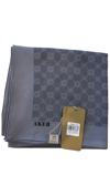 ELEGANCE MONOGRAM EŞARP - GRİ