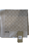 ELEGANCE MONOGRAM EŞARP - HAKİ