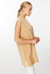 Ghisa Kolsuz Triko Tunik - Camel